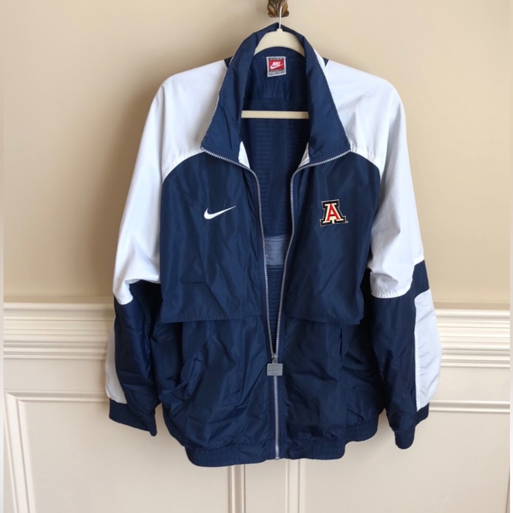 NiKe TeAm Sp0rTs basketball ncaa VinTagE 90s 00s AriZ0na WiLdCatS WinDbReAker 🏀🏈 - Picture 6 of 7